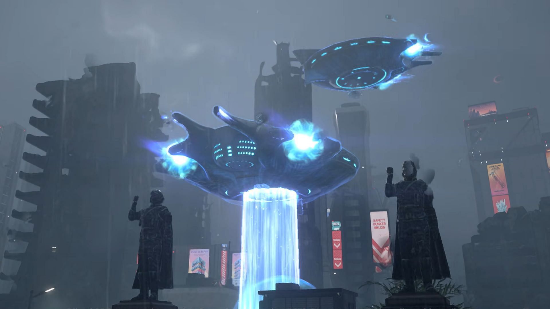Destroy these Warp Ships as soon as possible (Image via PlayStation Publishing LLC)